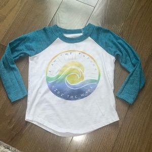 Chaser Kids Raglan Top 3 “ I Am The Future, Ride The Wave”